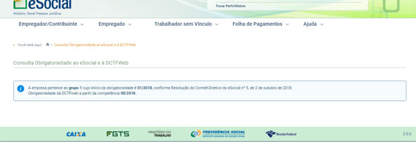 Consulta Obrigatoriedade ao eSocial e à DCTFWeb já Está Disponível CRCMS