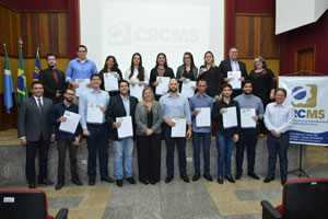 CRCMS Realizou Entrega Solene de Carteiras de Identificação a Novos Profissionais