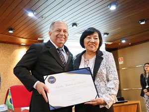Contador Carlos Rubens de Oliveira Representante do CRCMS no CFC e Ex-Presidente do Regional é Homenageado