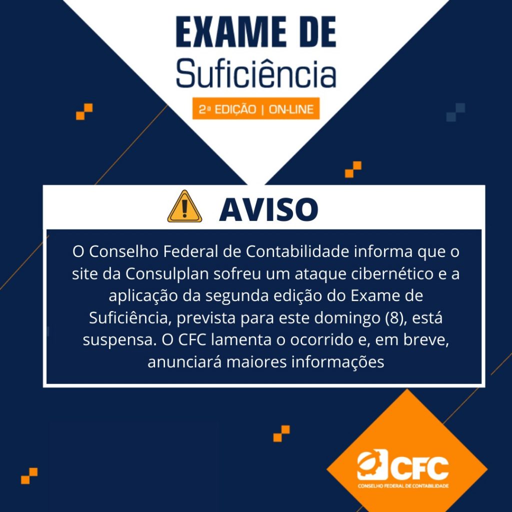 Comunicado: 2ª Edição do Exame de Suficiência 2020 – CRCMS