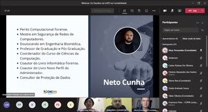 Webinar Abordou os Desafios da LGPD na Contabilidade