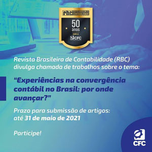 RBC Está com Inscrições para Publicação de Artigos Sobre a Convergência Contábil no Brasil