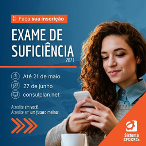 Inscrições para 1ª Edição do Exame de Suficiência 2021 Encerram-se Dia 21/05