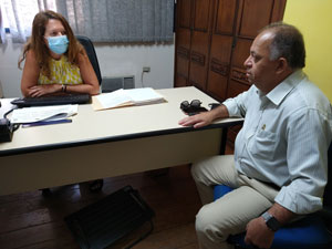 Conselheiro Representante do CRCMS no CFC Visita o Regional