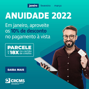 Anuidade 2022 – Pague à Vista Até 31/01 com Desconto de 10%