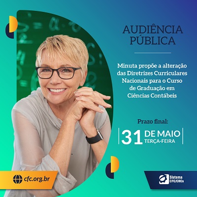 Audiência Pública: Até 31/05 Conheça e Contribua com a Minuta que Propõe Mudança no Currículo do Curso de Ciências Contábeis