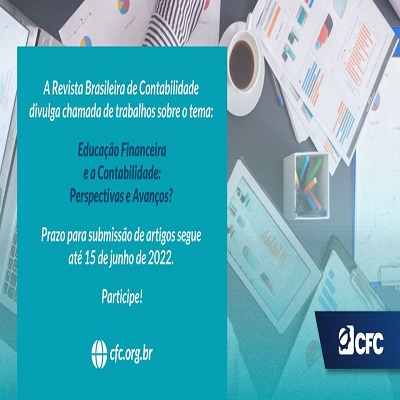 Chamada de Trabalhos para a Revista Brasileira de Contabilidade Vai Até 15/06