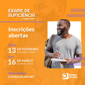 Exame de Suficiência 1º/2023: Nova Data de Realização da Prova Objetiva: 07/05