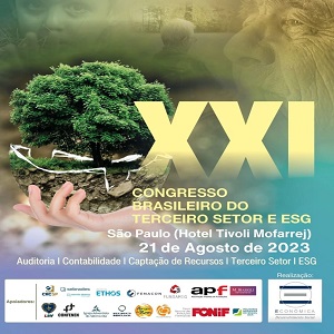 21/08: 21º Congresso Brasileiro do Terceiro Setor e ESG. Inscrições Abertas!