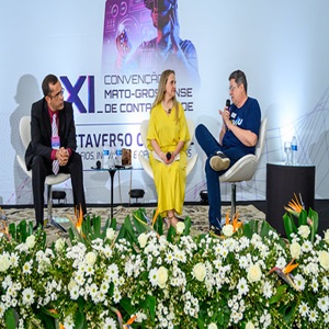 Presidente do CRCMS Mediou Palestra na XI Convenção Mato-Grossense de Contabilidade