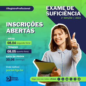 1º Exame de Suficiência de 2024: Inscrições Estão Abertas Até 08/05