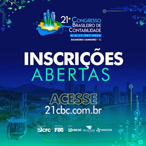 21º Congresso Brasileiro de Contabilidade. Inscrições Abertas! Participe!