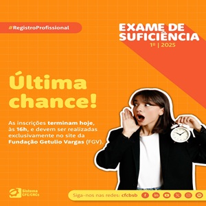 Últimas Horas para se Inscrever no Exame de Suficiência! Prazo Termina Hoje, 13/02