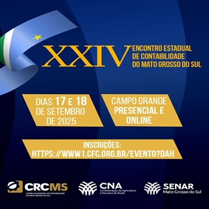 CRCMS Abre Inscrições para o “XXIV Encontro Estadual de Contabilidade do MS”