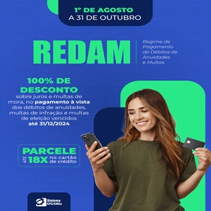 REDAM Oferece Redução de 100% sobre Juros e Multa de Mora no Pagamento de Débitos à Vista