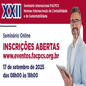 17/09, 7h às 17h(MS): XXII Seminário Internacional da FACPCS. Inscrições Abertas!