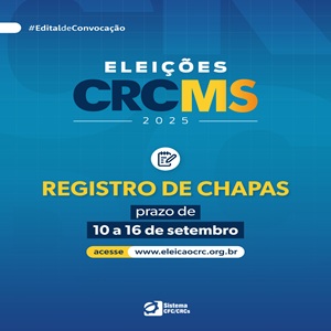 CRCMS Realizará Eleição para Renovação de 1/3 do Plenário