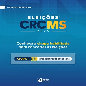 Eleições 2025: Conheça a Chapa Habilitada para as Eleições 2025 no CRCMS