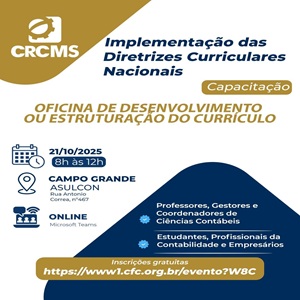 Amanhã: 21/10, Das 8h às 12h: Workshop: Oficina de Desenvolvimento ou Estruturação do Currículo. Participe!