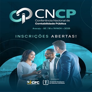 18 e 19/11 – Participe da 1ª Conferência Nacional de Contabilidade Pública (CNCP 2025). Inscrições Abertas!