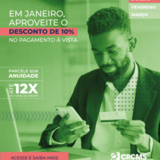 Anuidade 2026: Prazo para pagamento à vista com desconto de 10% termina dia 31/01