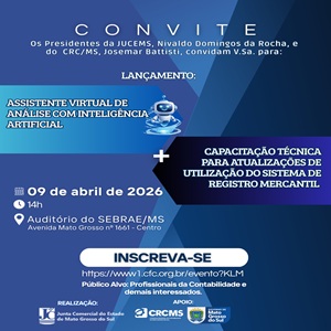 Campo Grande: 09/04 às 14h – Treinamento “Atualização das Normas do Registro Mercantil e Registro de IA”