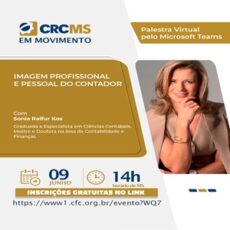 09/06, às 14h(MS): Palestra “Imagem Profissional e Pessoal do Contador”. Inscrições Gratuitas! 09/06, às 14h(MS): Palestra “Imagem Profissional e Pessoal do Contador”. Inscrições Gratuitas!