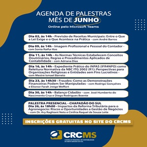Confira Aqui as Palestras do Projeto “CRC em Movimento” para Junho. Inscrições Abertas!