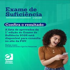 Publicada a Relação Final dos Aprovados no 1º Exame de Suficiência 2026
