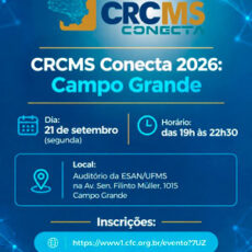 Comemore com o CRCMS o Dia do Contador – 21/09 às 19h, “CRCMS Conecta 2026: Campo Grande”