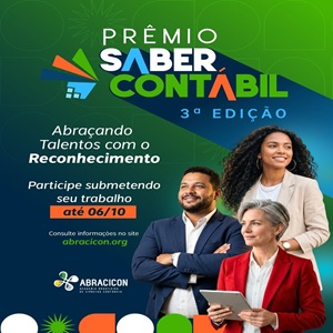 Estão Abertas Até 06/10 as Inscrições para o “Prêmio Saber Contábil” da ABRACICON